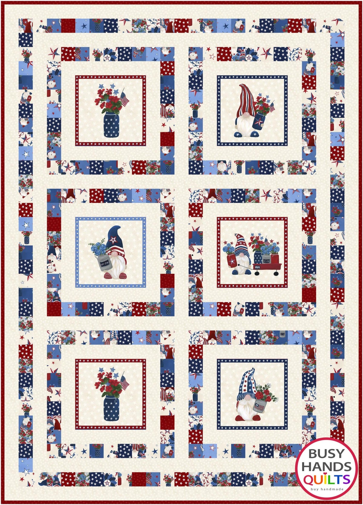 Playful Panels Quilt Pattern PRINTED