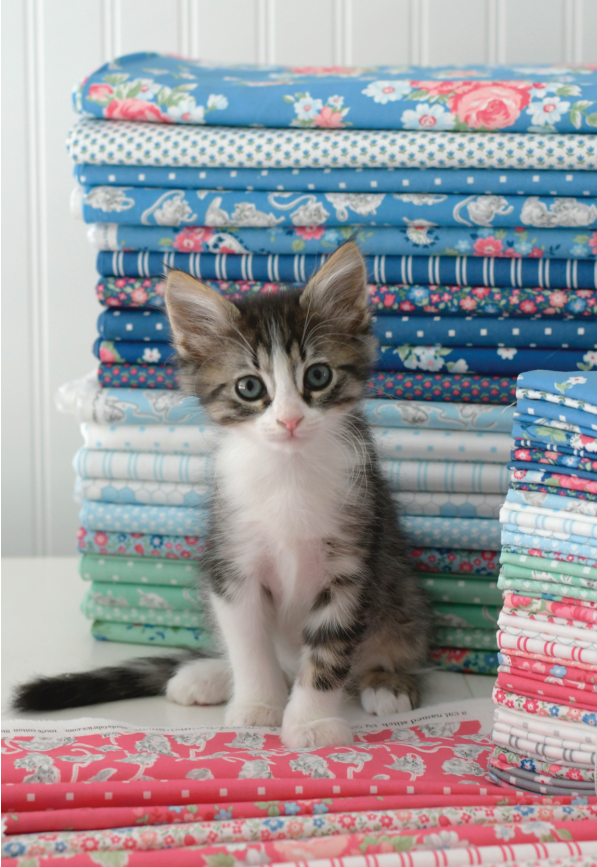 A Cat Named Stitch Fat Quarter Bundle 40 FQs by Camille Roskelley for Moda 55340AB #355