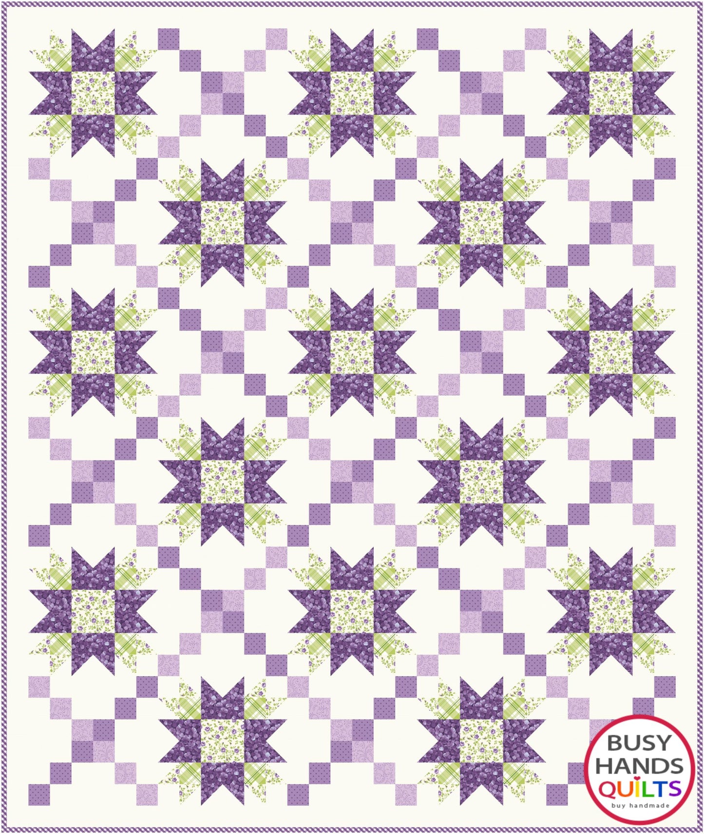 Shooting Stars Quilt Pattern PRINTED