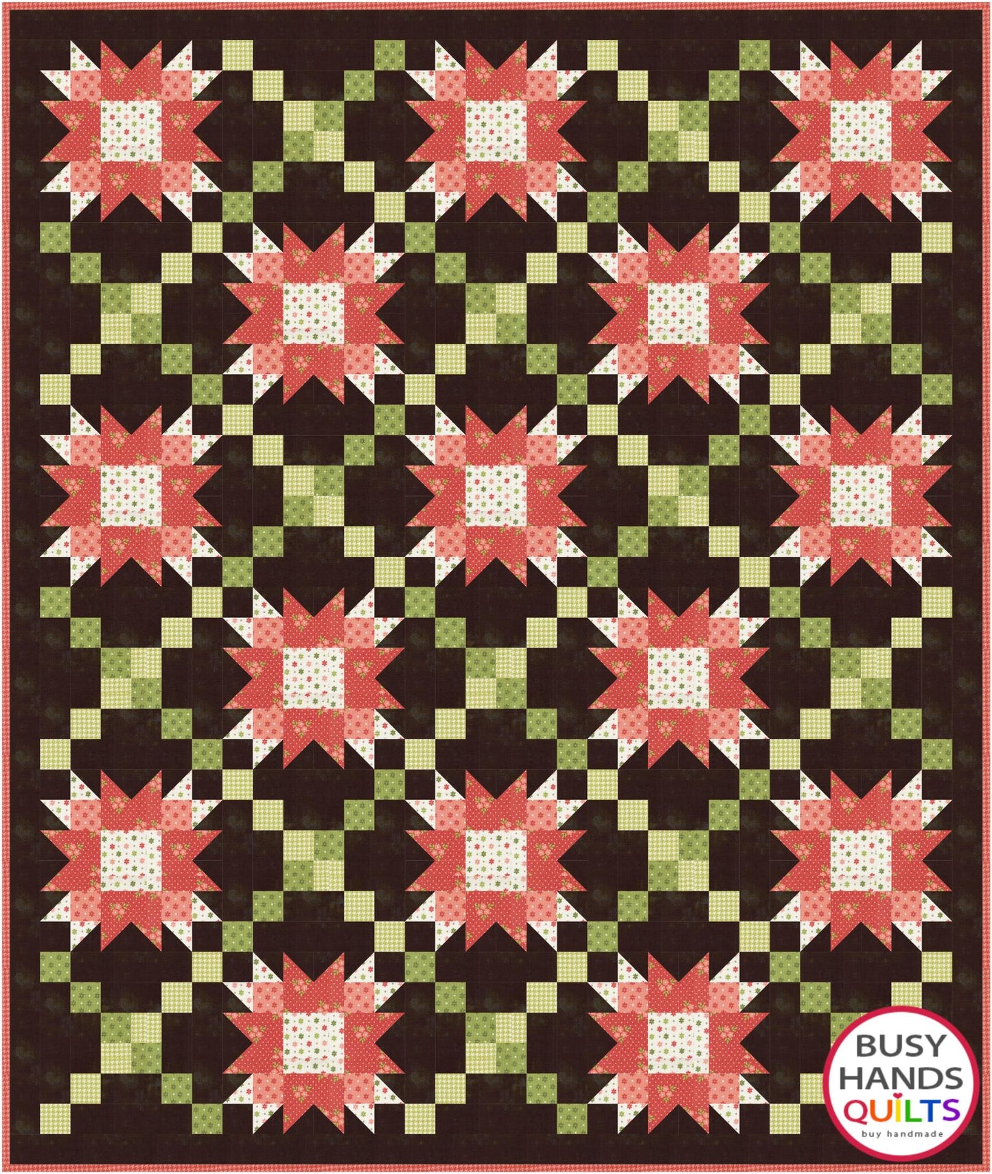 Shooting Stars Quilt Pattern PRINTED