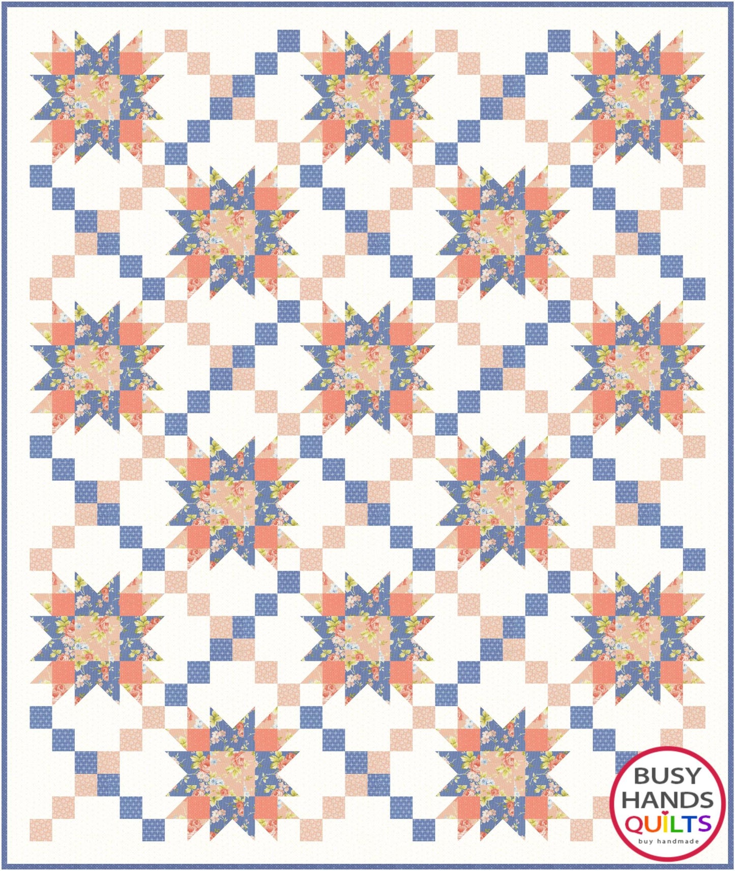 Shooting Stars Quilt Pattern PRINTED