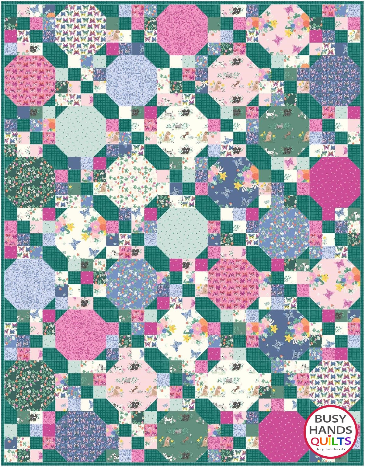 Square Dance Quilt Pattern PDF DOWNLOAD