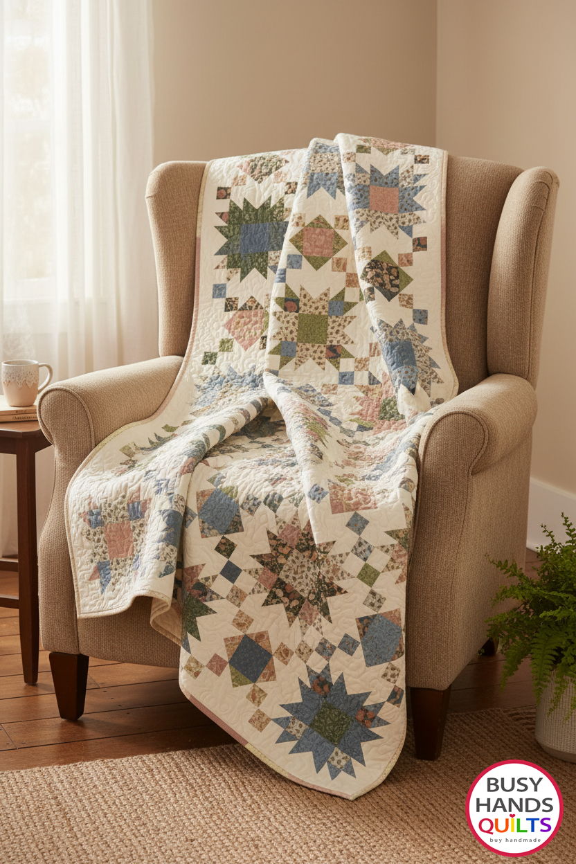 Summer on the Porch THROW Quilt Kit in Petalush