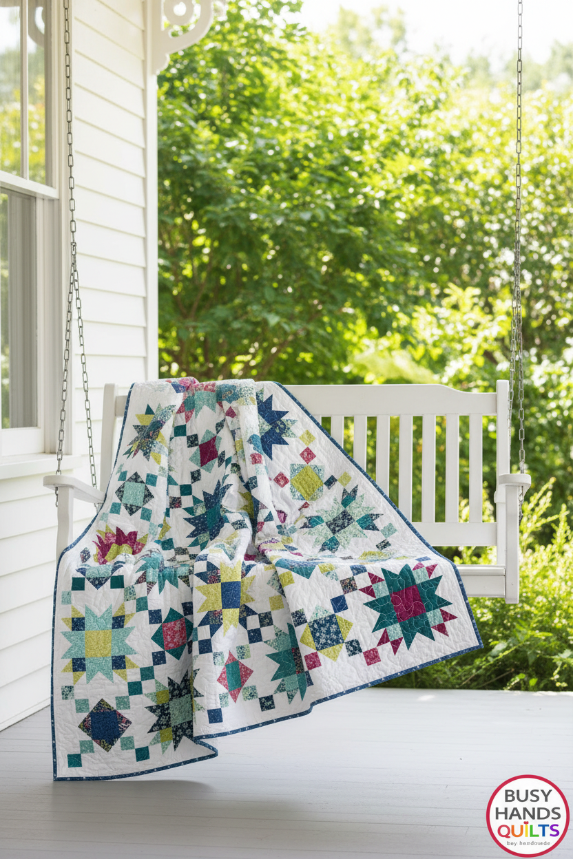 Summer on the Porch Quilt Pattern PDF DOWNLOAD