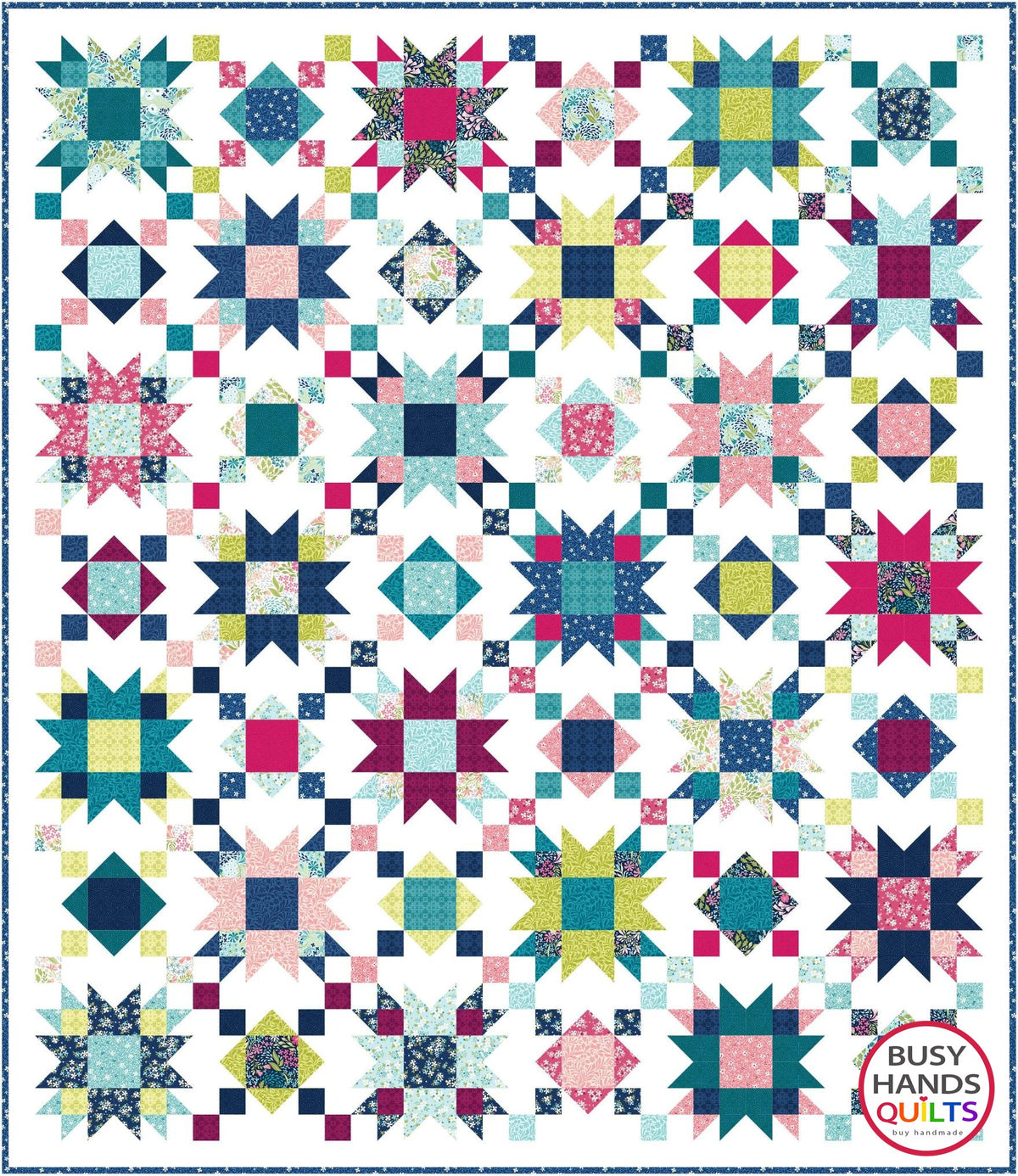 PREORDER Summer on the Porch Quilt Kit in Garden Dalliance - Makes TWIN or THROW
