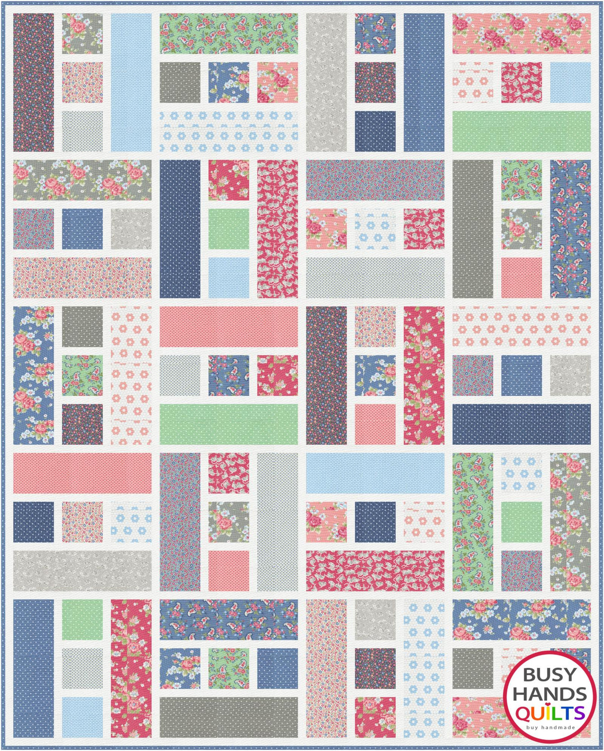 Blessings Twin Quilt Kit in A Cat Named Stitch Kit TWO