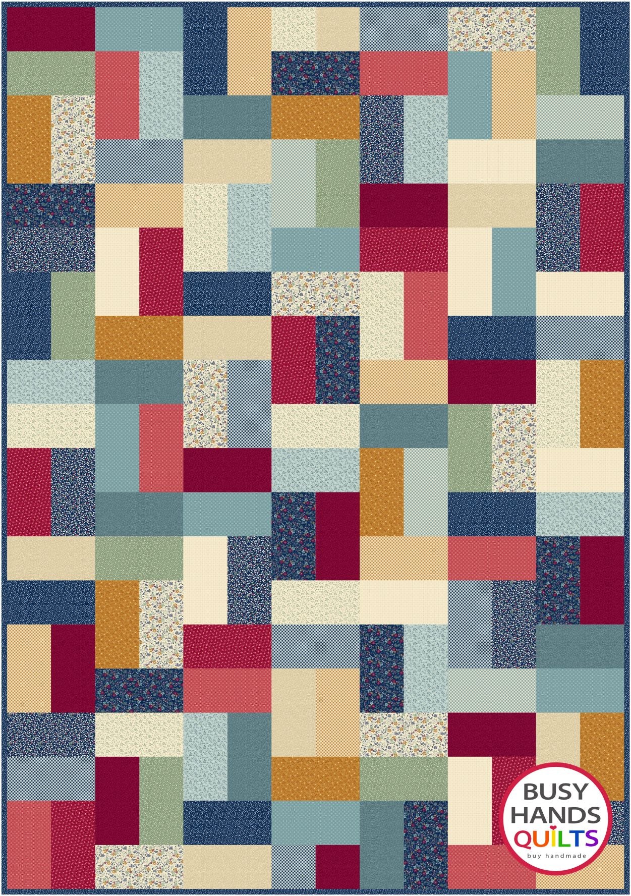 Oh Happy Day Quilt Pattern PDF DOWNLOAD