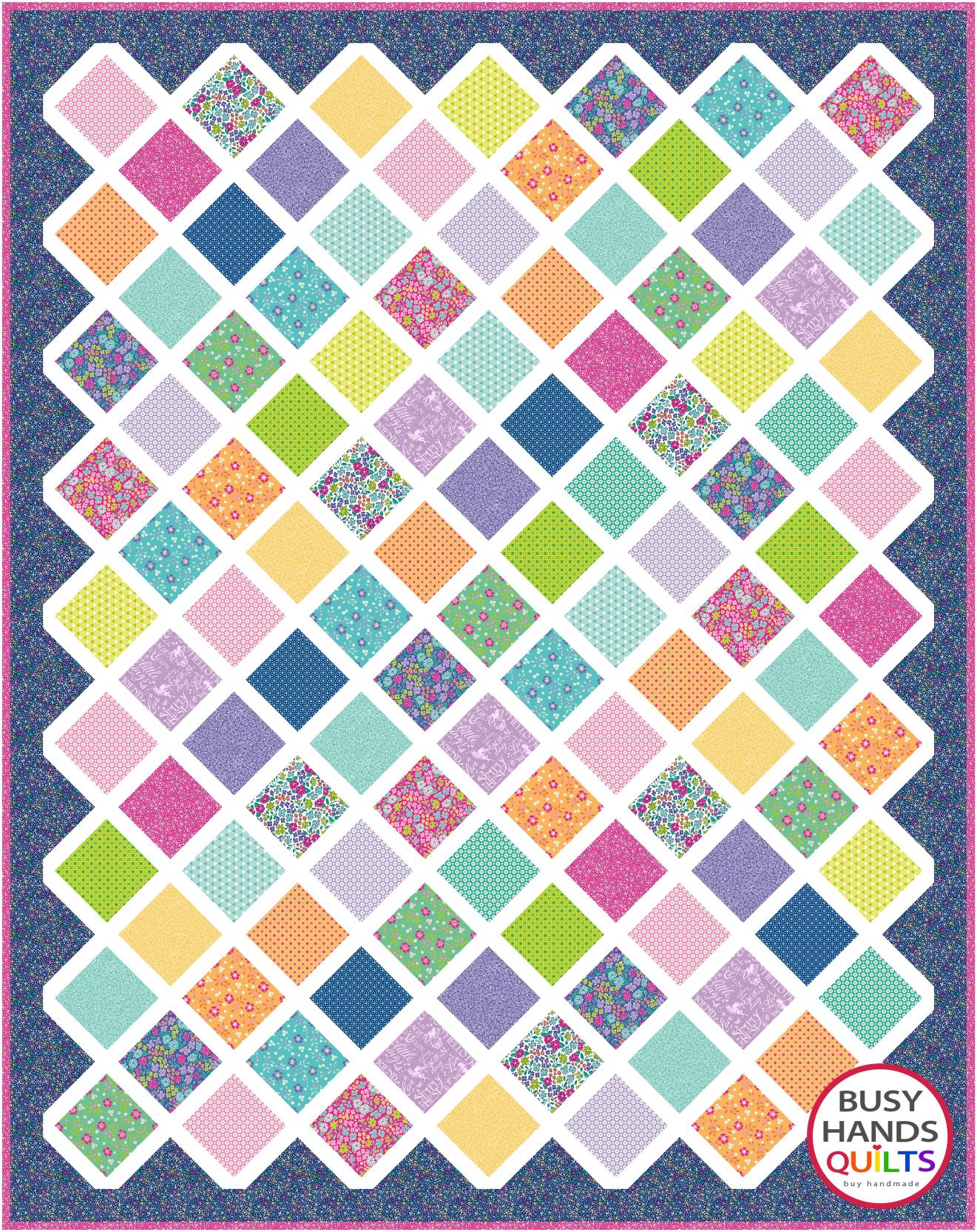 Make It Scrappy Quilt Pattern PDF DOWNLOAD