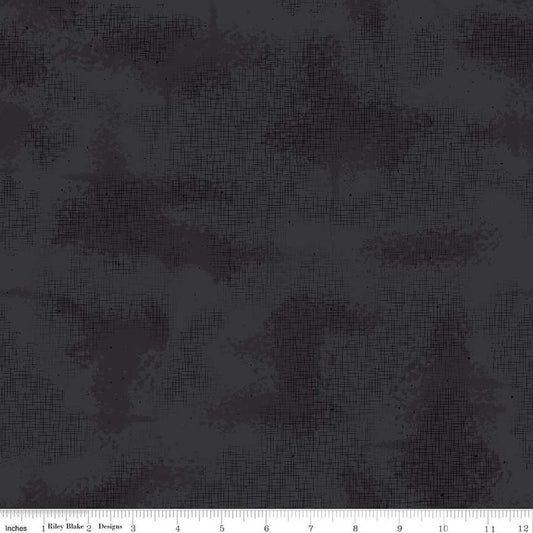 Wide Backing Shabby in Charcoal 108in - by the Half Yard - WB605-CHARCOAL