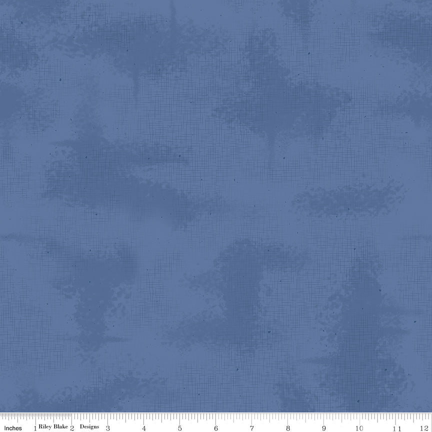 Wide Backing Shabby in Denim 107in - by the Half Yard - WB605-DENIM