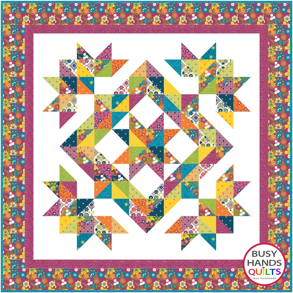 Whimsical Quilt Pattern PRINTED