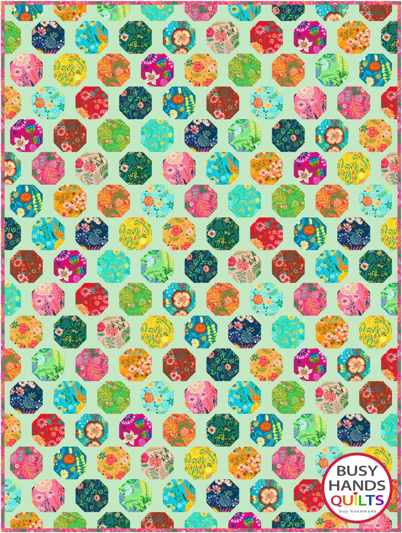 Wild Blooms Quilt Pattern PDF DOWNLOAD – Busy Hands Quilts