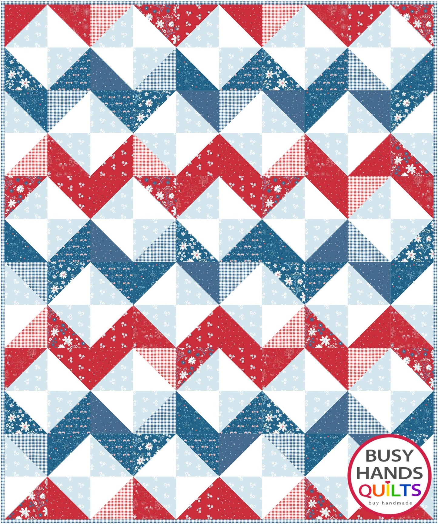 Windblown Quilt Pattern PRINTED