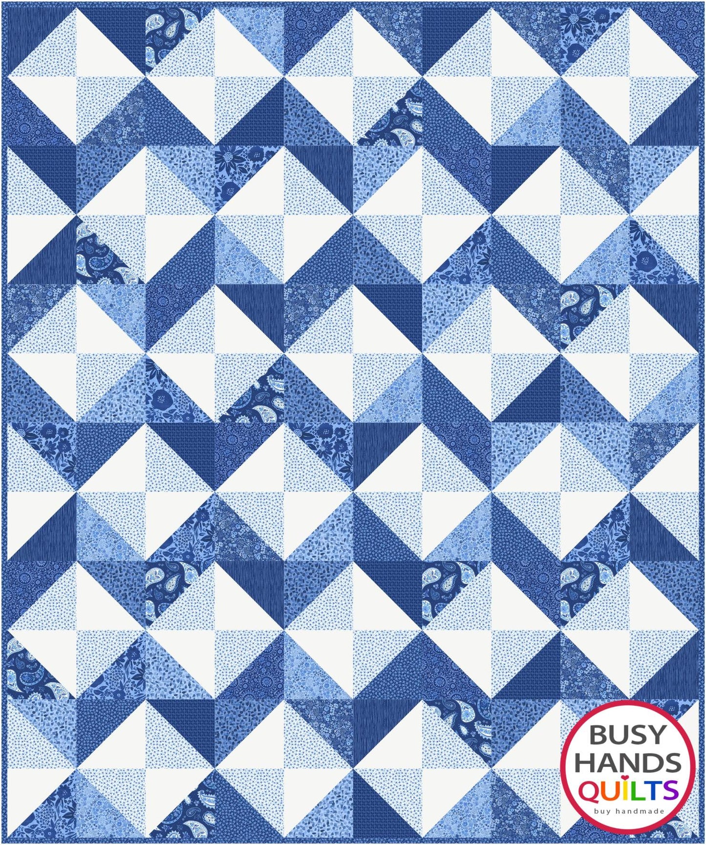 Windblown Quilt Pattern PRINTED