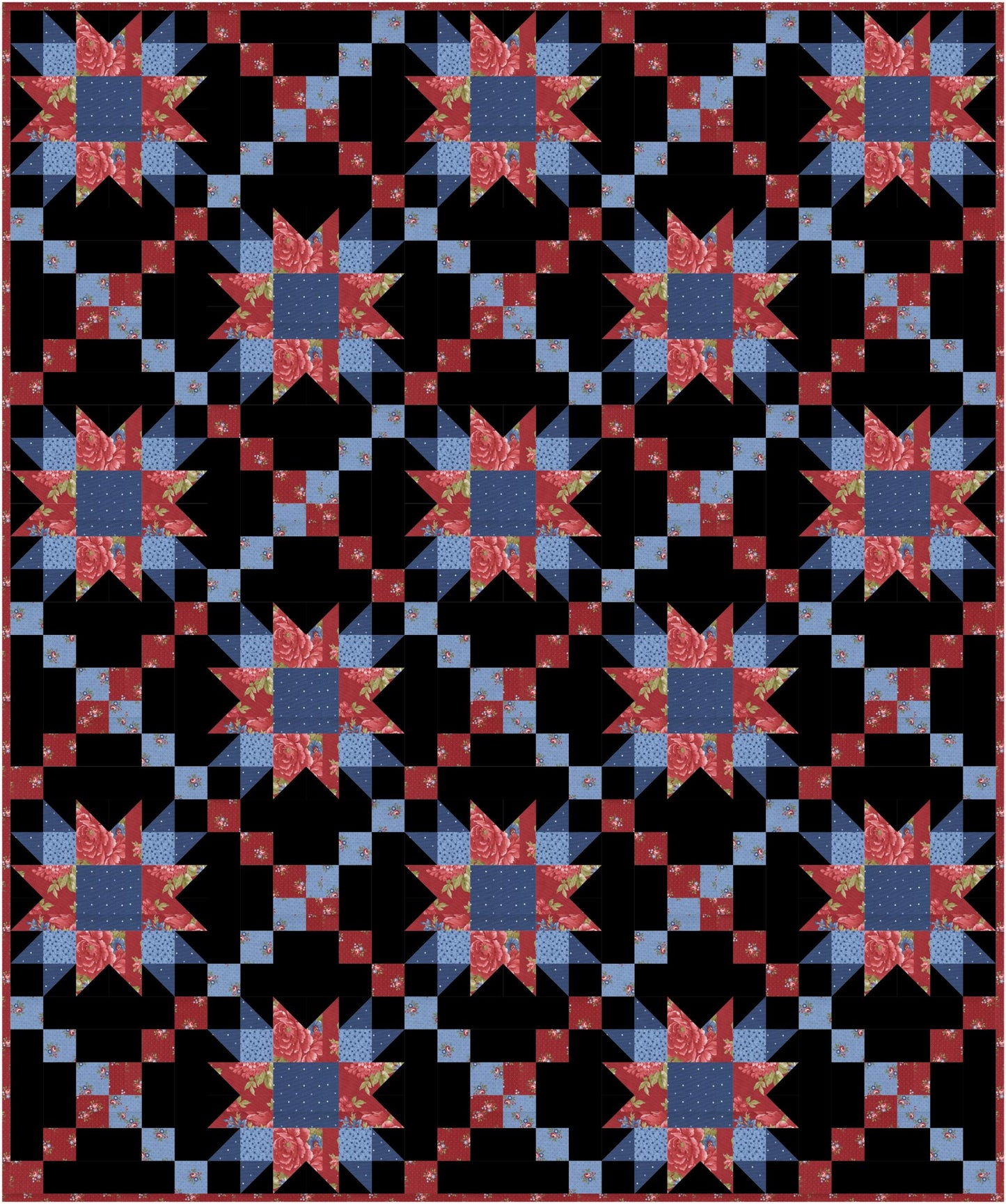 Shooting Stars Quilt Pattern PDF DOWNLOAD