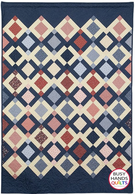 Woven Windows Quilt Pattern PRINTED Busy Hands Quilts {$price}