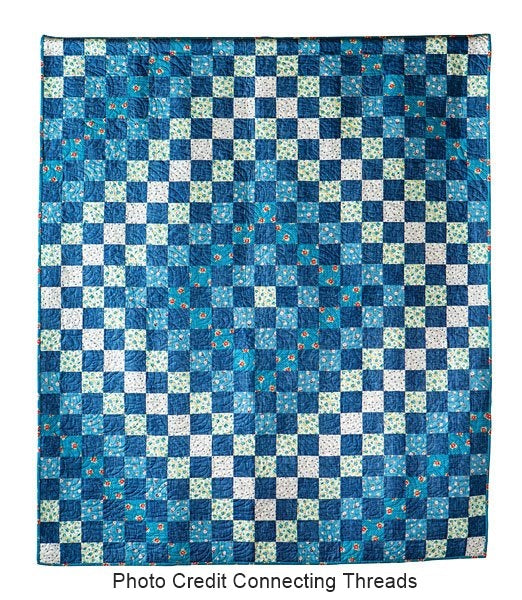 Patchwork Blues Quilt Pattern PDF DOWNLOAD Busy Hands Quilts $12.99