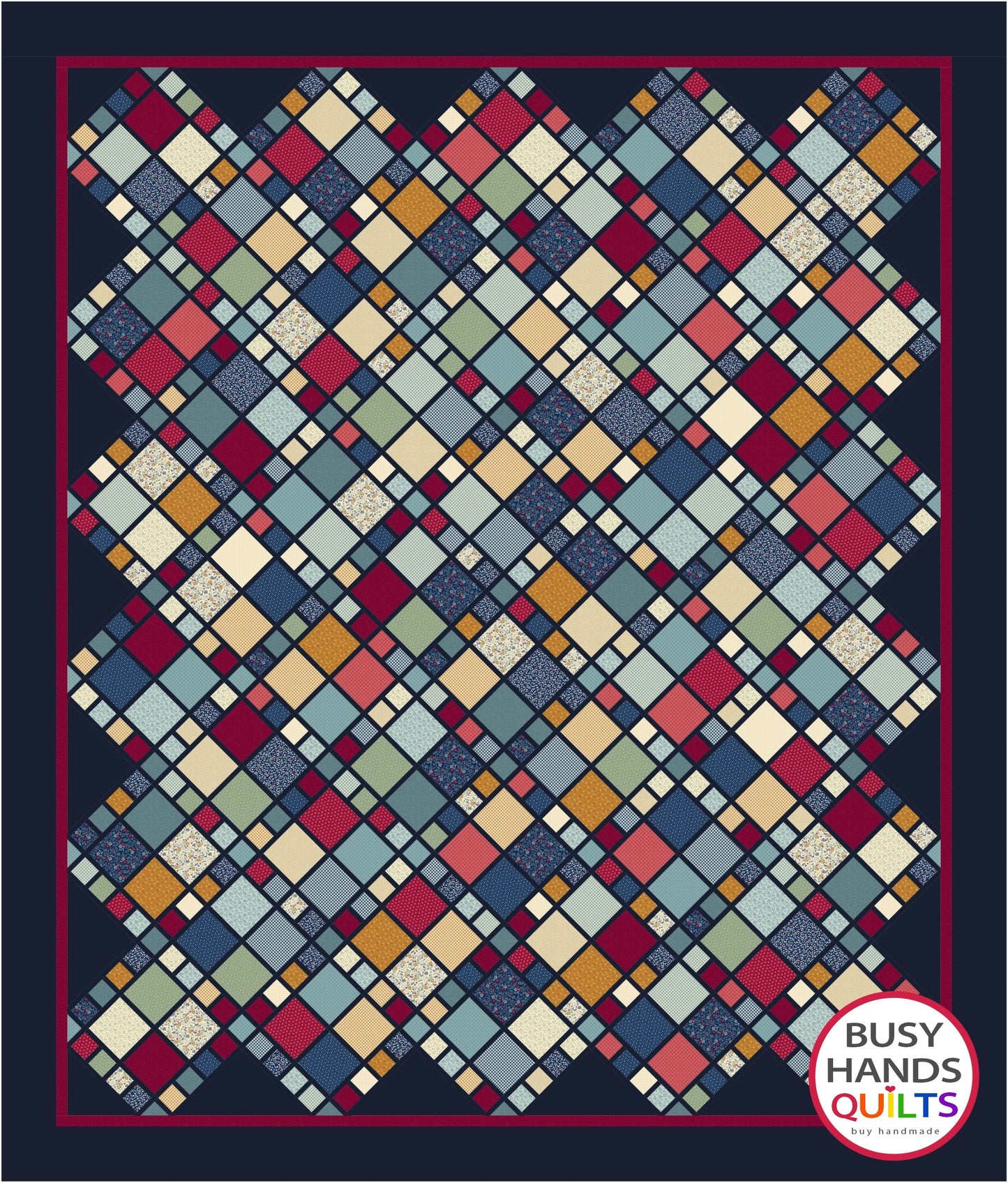 A Scrappy Life Quilt Pattern PRINTED Busy Hands Quilts {$price}