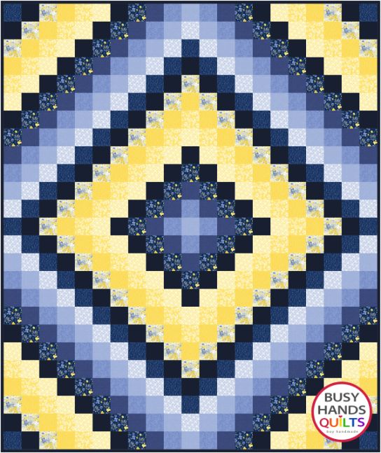 Around the World Quilt Pattern PDF DOWNLOAD Busy Hands Quilts $12.99
