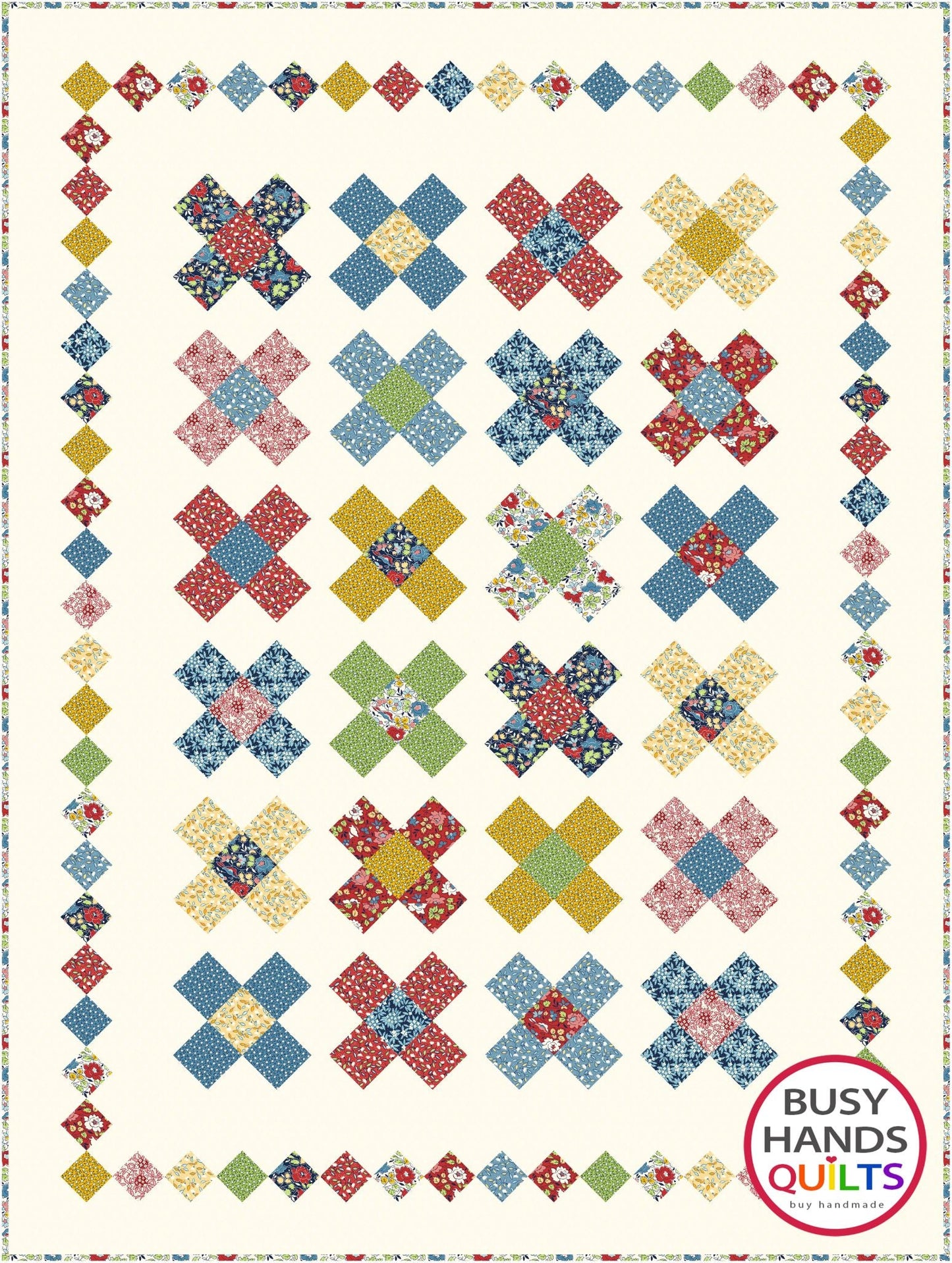 Belle Quilt Pattern PDF DOWNLOAD Busy Hands Quilts $12.99