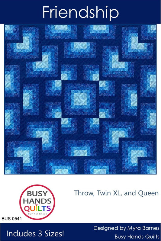 Friendship Quilt Pattern PRINTED Busy Hands Quilts {$price}