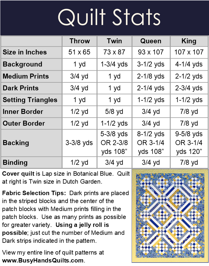 Sweet Caroline Quilt Pattern PDF DOWNLOAD Busy Hands Quilts $12.99