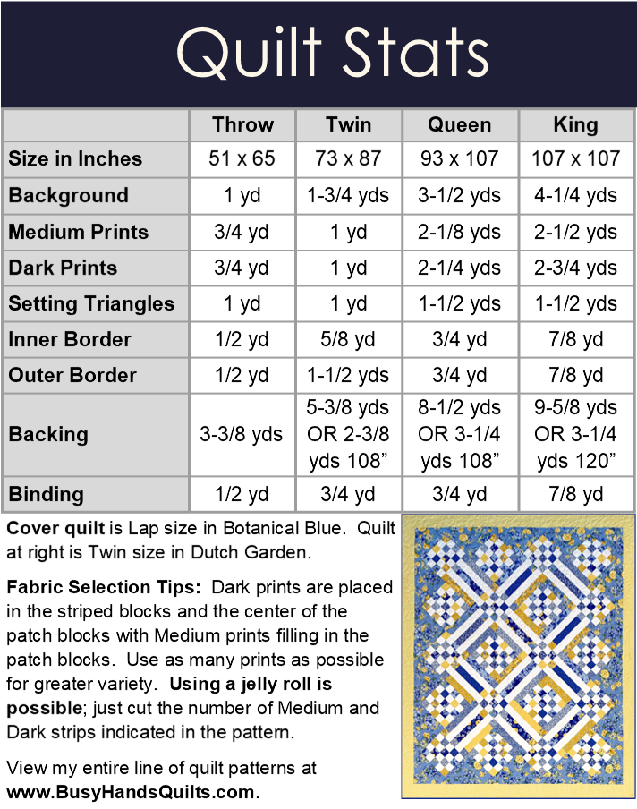 Sweet Caroline Quilt Pattern PRINTED Busy Hands Quilts {$price}