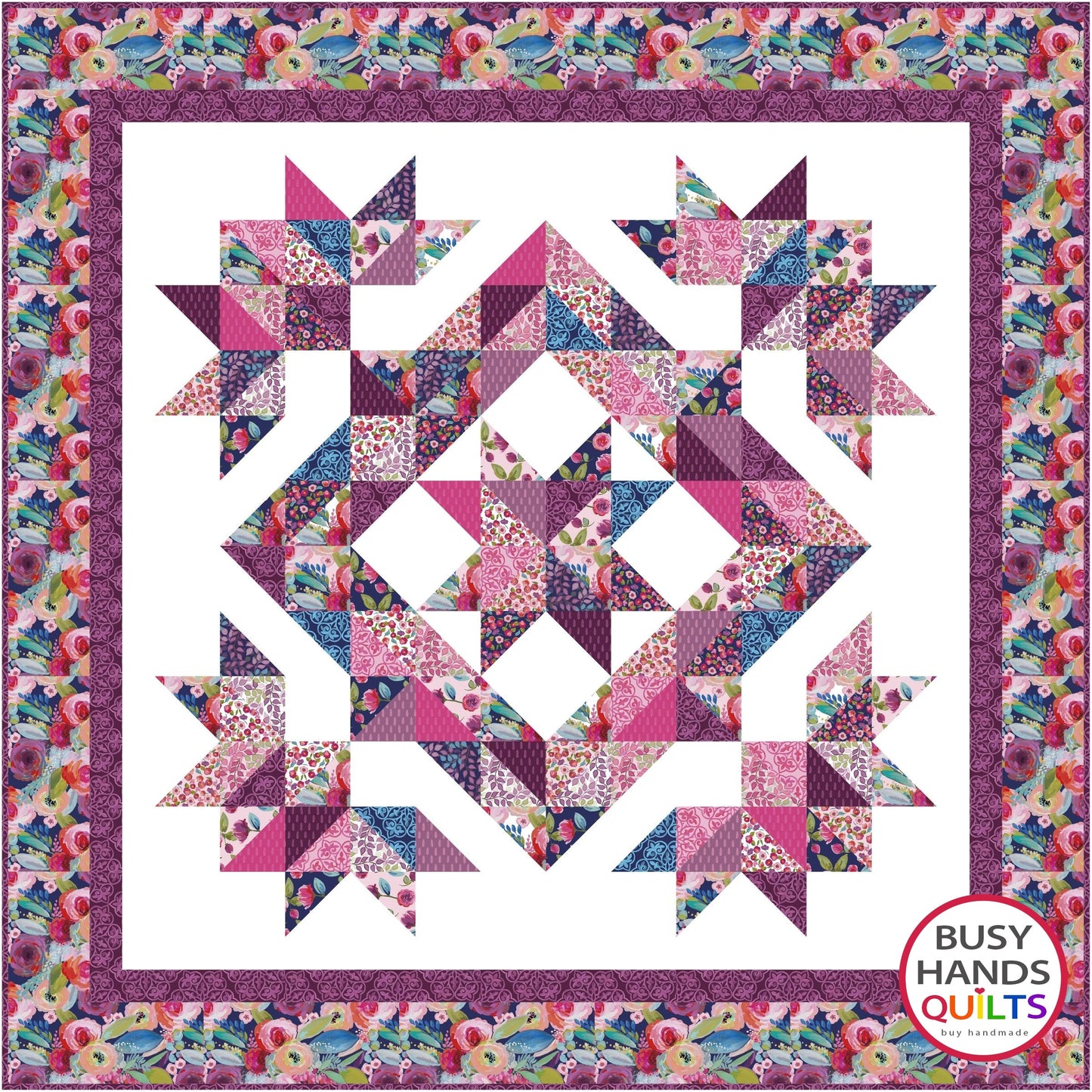 Whimsical Quilt Pattern PDF DOWNLOAD Busy Hands Quilts $12.99