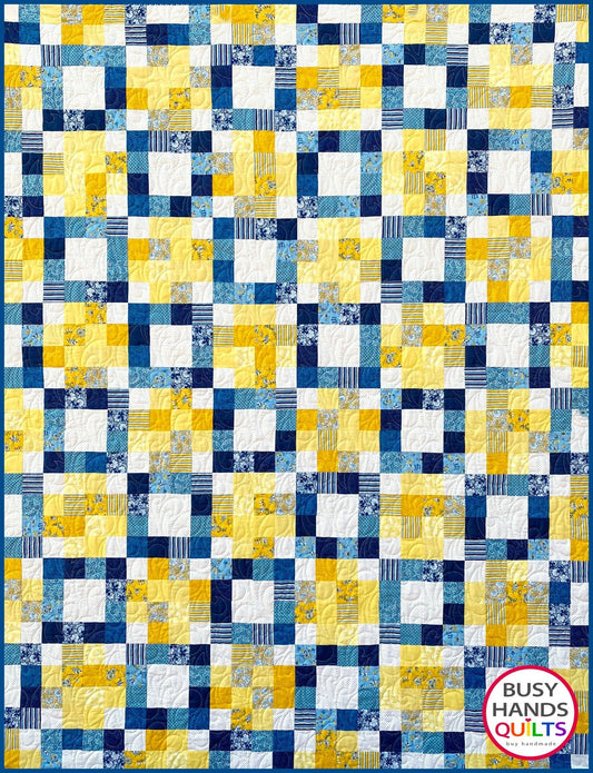 Connected Quilt Pattern PDF DOWNLOAD Busy Hands Quilts $12.99