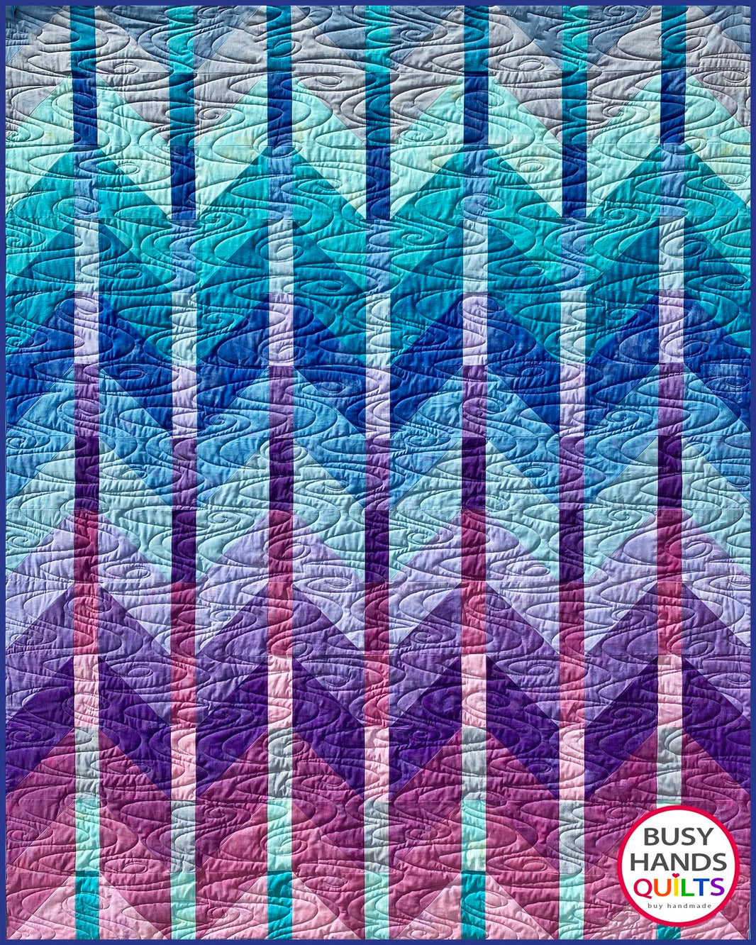 Ombre Mountains Pattern – Busy Hands Quilts