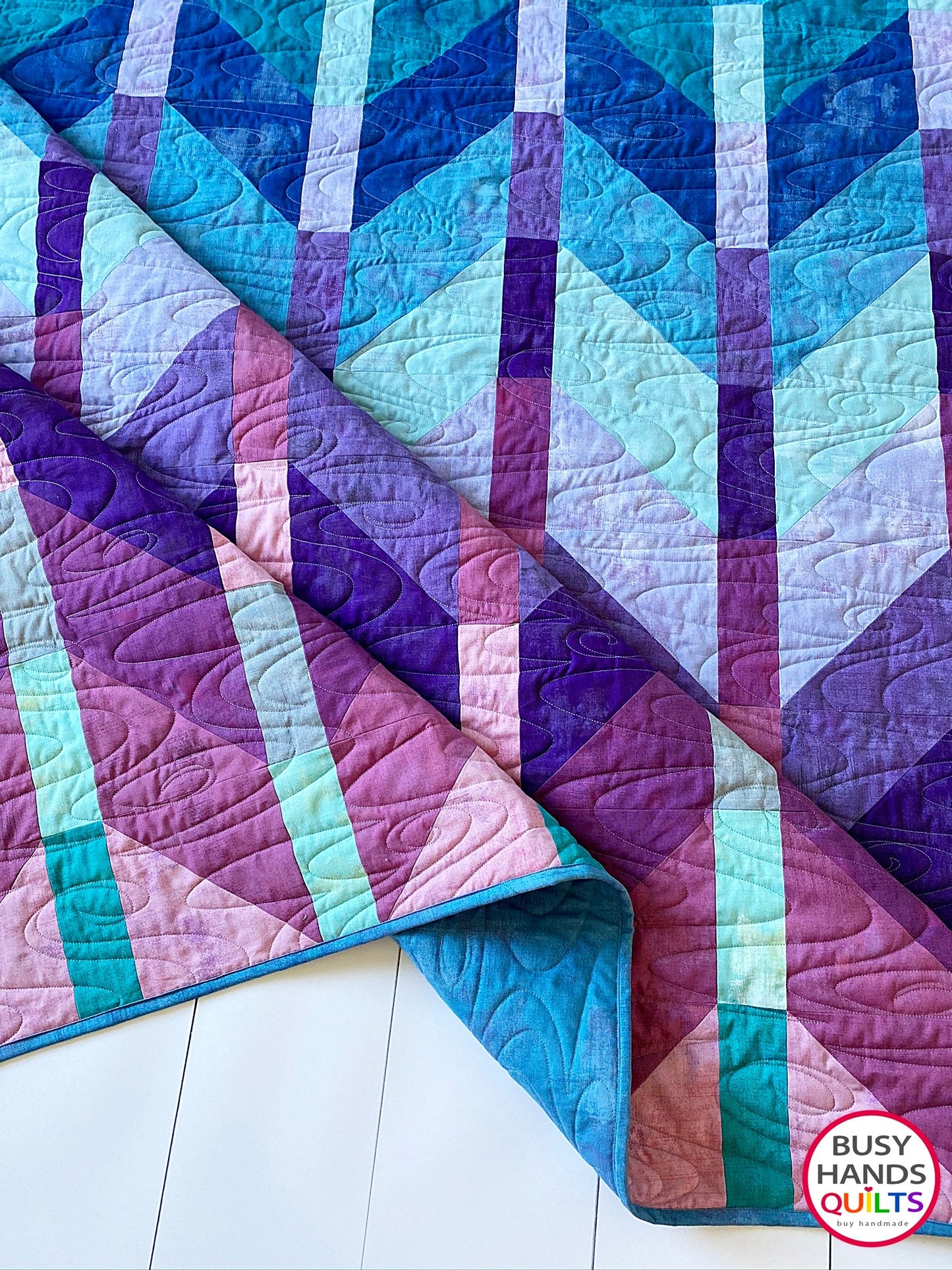 Ombre Mountains Quilt Pattern PDF DOWNLOAD Busy Hands Quilts $12.99