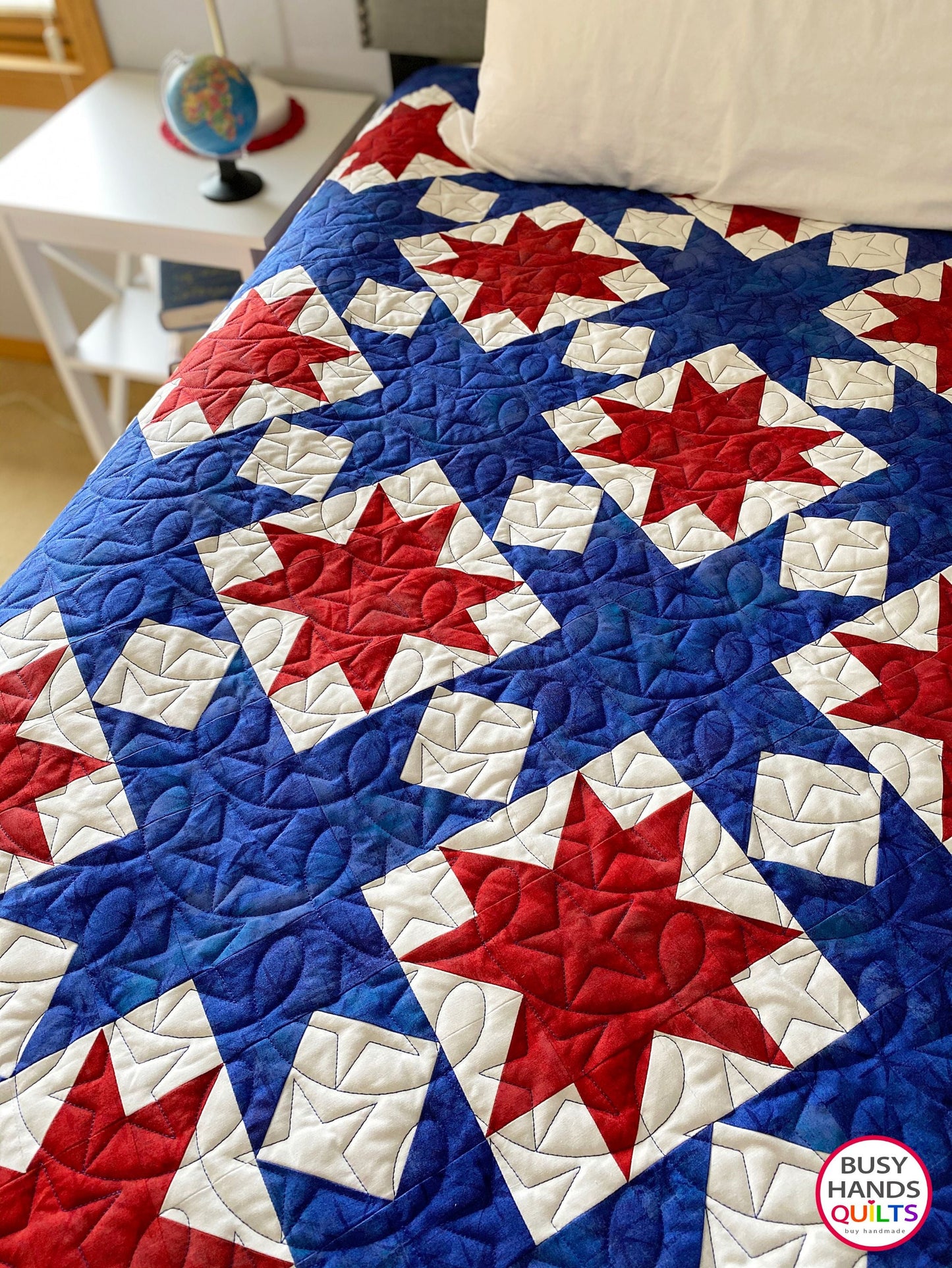 School Colors Quilt Pattern PDF DOWNLOAD Busy Hands Quilts $12.99