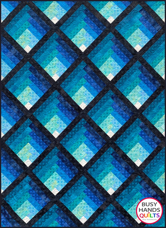 Waterfall Quilt Pattern PDF DOWNLOAD Busy Hands Quilts $12.99