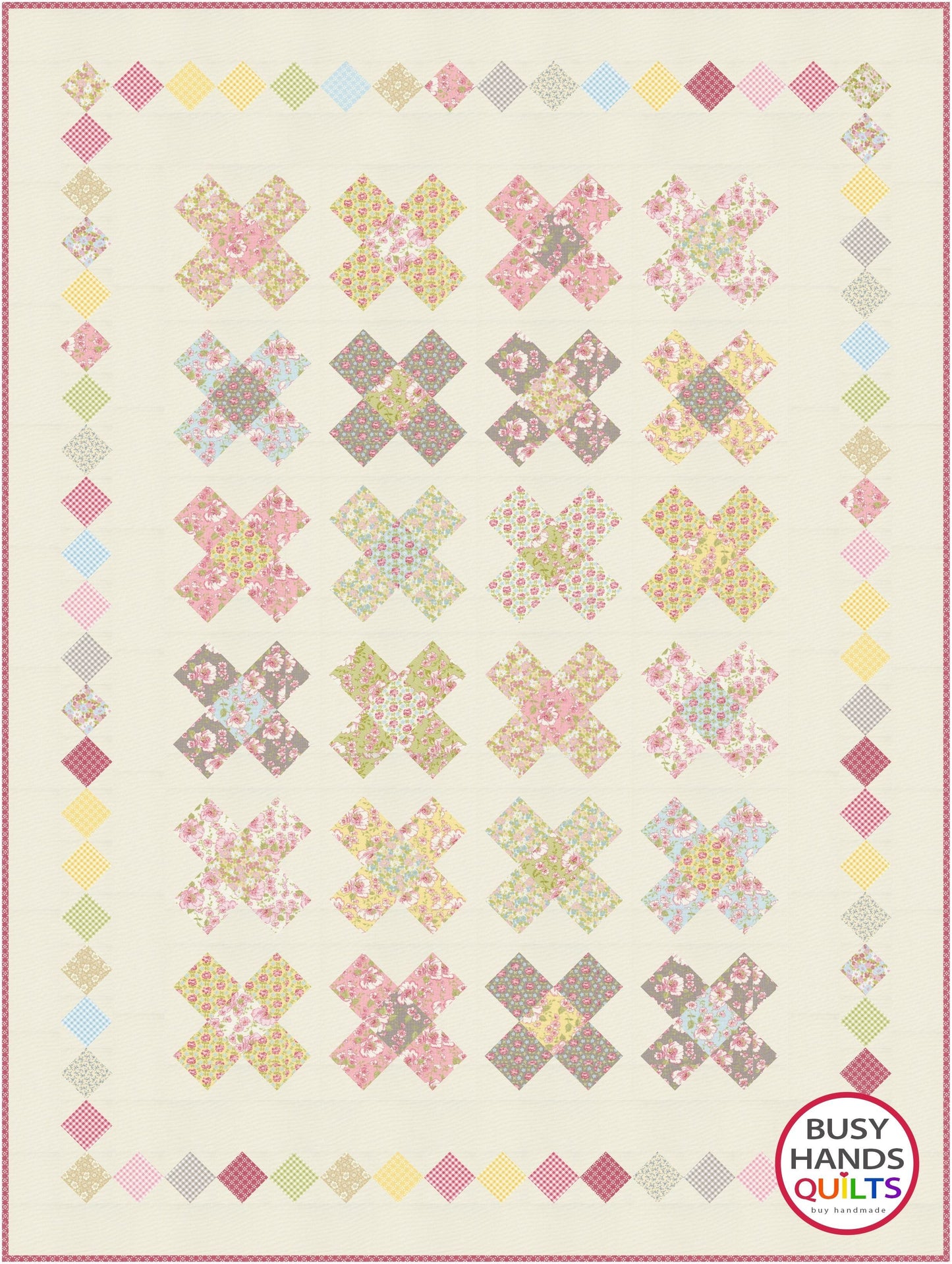 Belle Quilt Pattern PDF DOWNLOAD Busy Hands Quilts $12.99