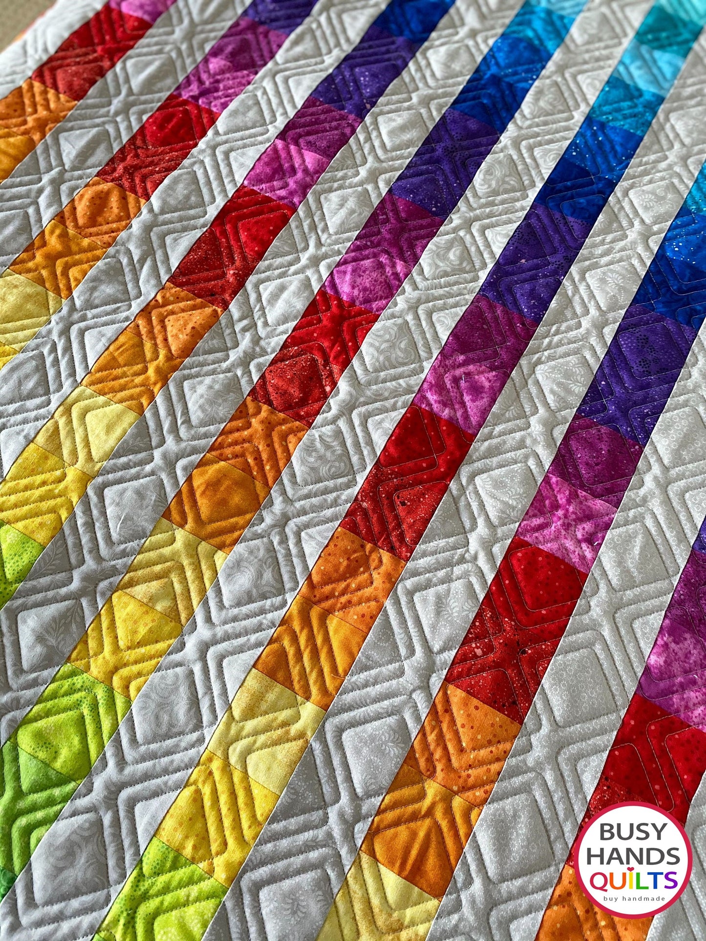 Easy Bargello Quilt Pattern PRINTED Busy Hands Quilts {$price}