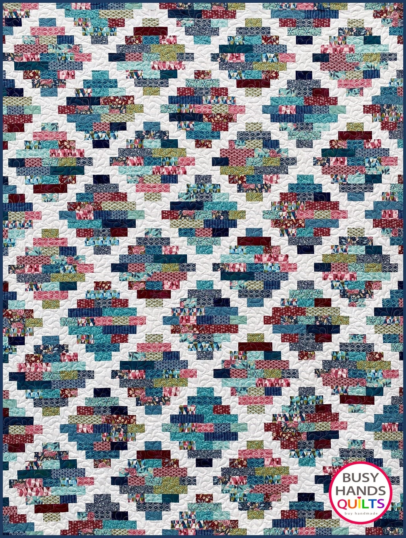Hampton Court Quilt Pattern PRINTED Busy Hands Quilts {$price}