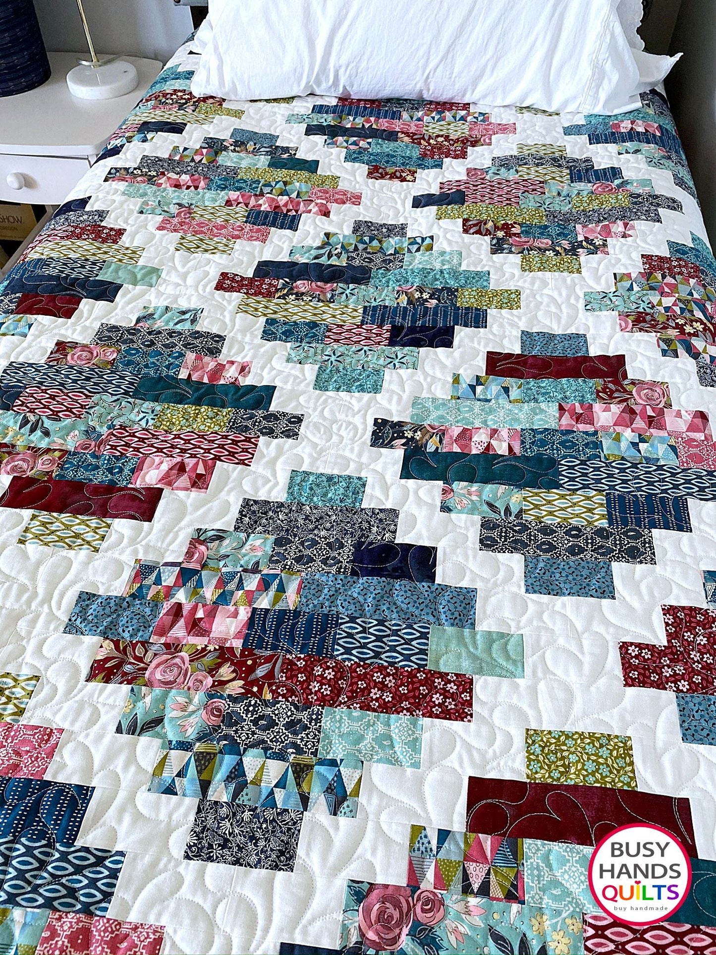 Hampton Court Quilt Pattern PDF DOWNLOAD Busy Hands Quilts $12.99