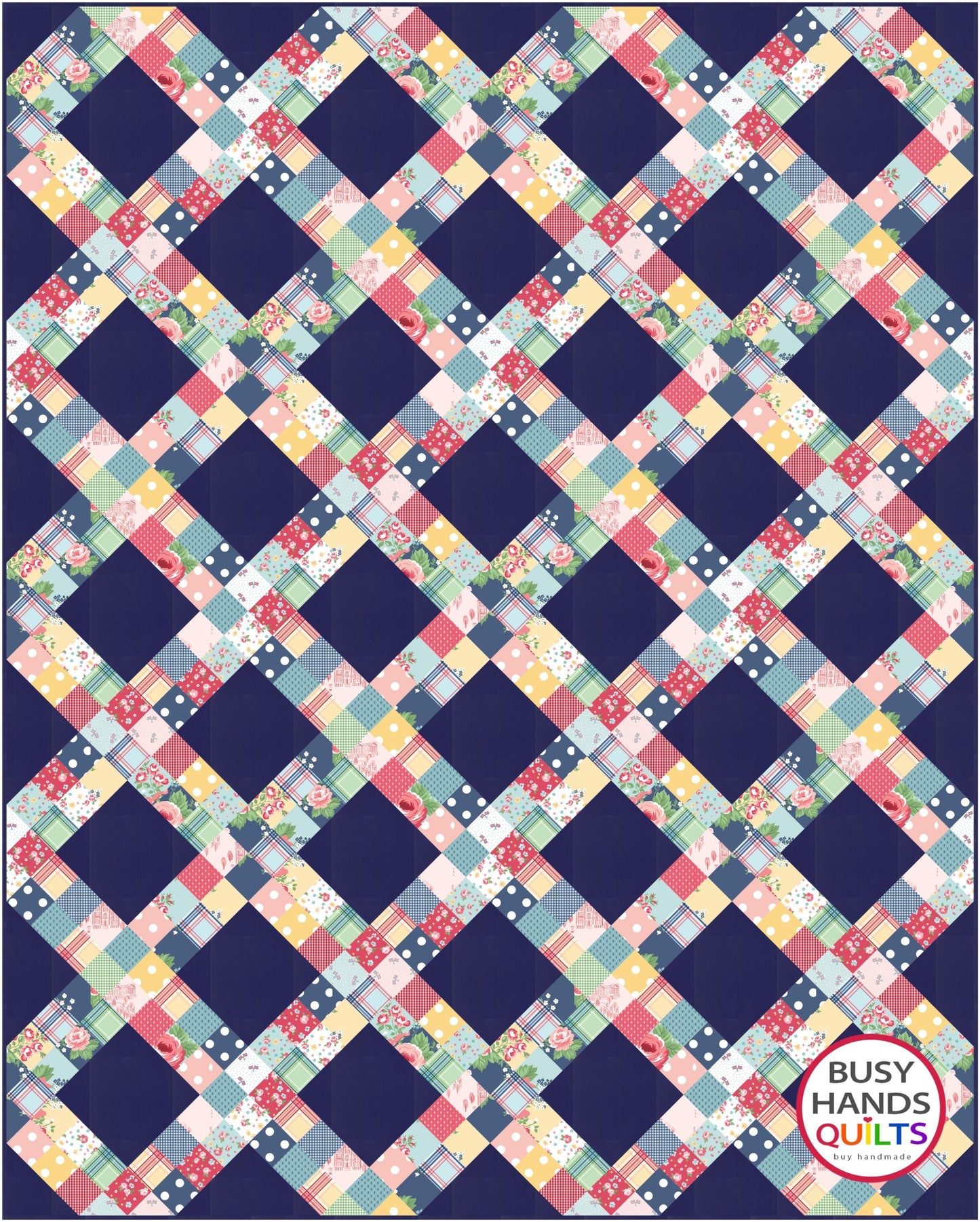 Hand Picked Quilt Pattern PDF DOWNLOAD Busy Hands Quilts $12.99