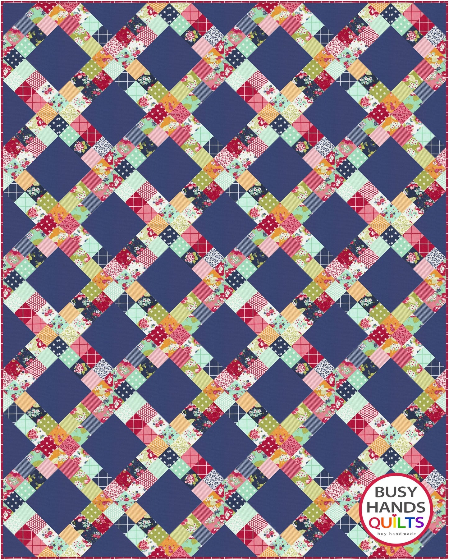 Hand Picked Quilt Pattern PDF DOWNLOAD Busy Hands Quilts $12.99