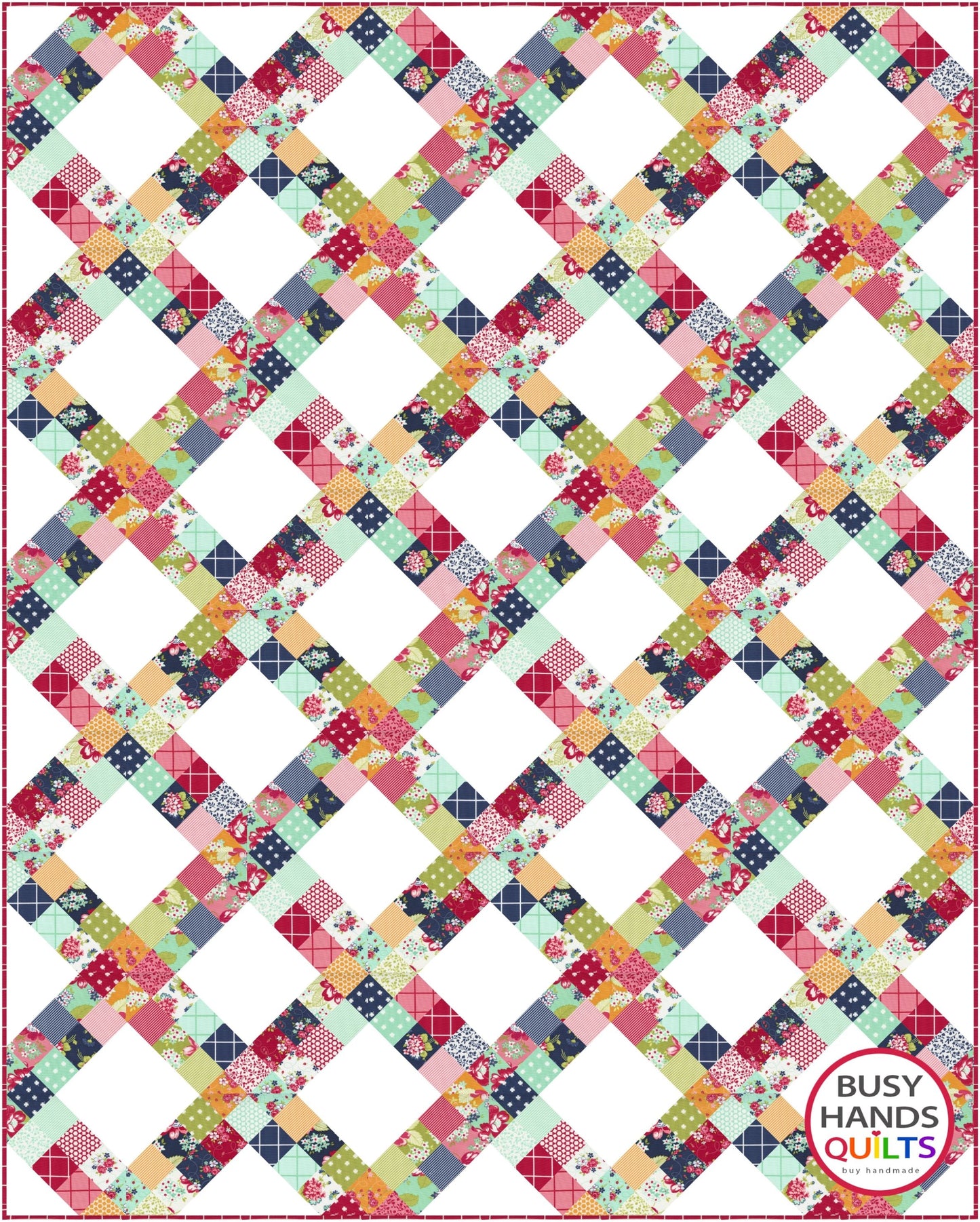 Hand Picked Quilt Pattern PDF DOWNLOAD Busy Hands Quilts $12.99