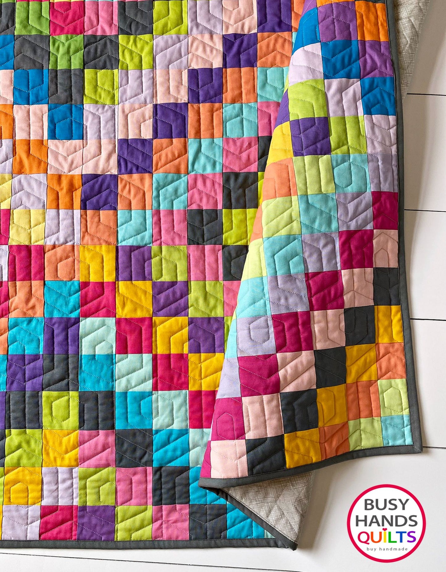 Scrappy Goodness Quilt Pattern PRINTED Busy Hands Quilts {$price}