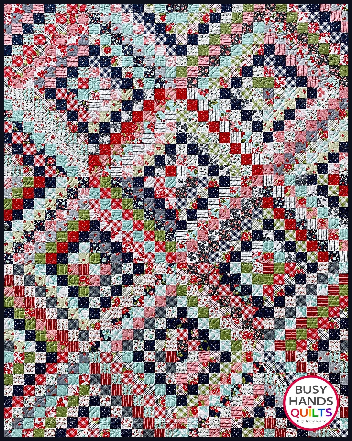 Scrappy Goodness Quilt Pattern PDF DOWNLOAD Busy Hands Quilts $12.99