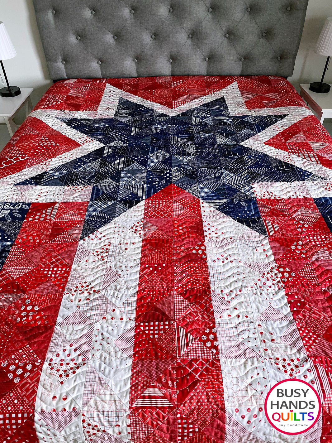 Spangled Pattern Star Spangled Pattern – Busy Hands Quilts