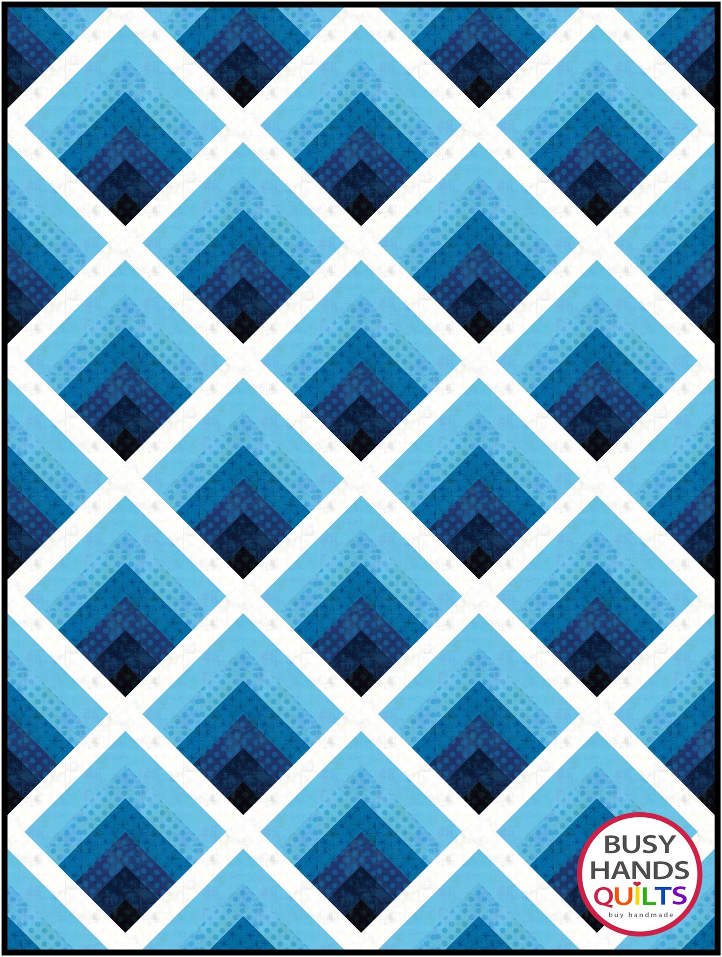 Waterfall II Quilt Pattern PDF DOWNLOAD Busy Hands Quilts $12.99