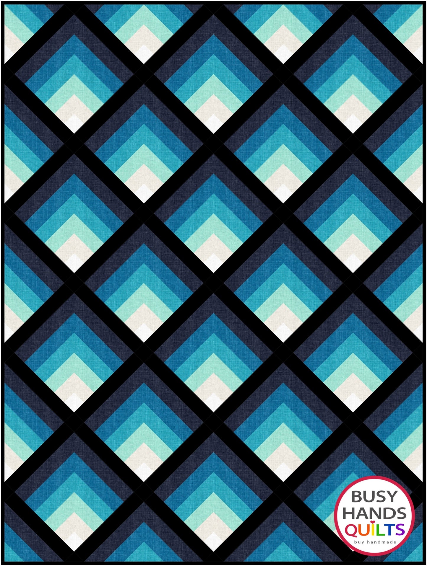 Waterfall II Quilt Pattern PDF DOWNLOAD Busy Hands Quilts $12.99