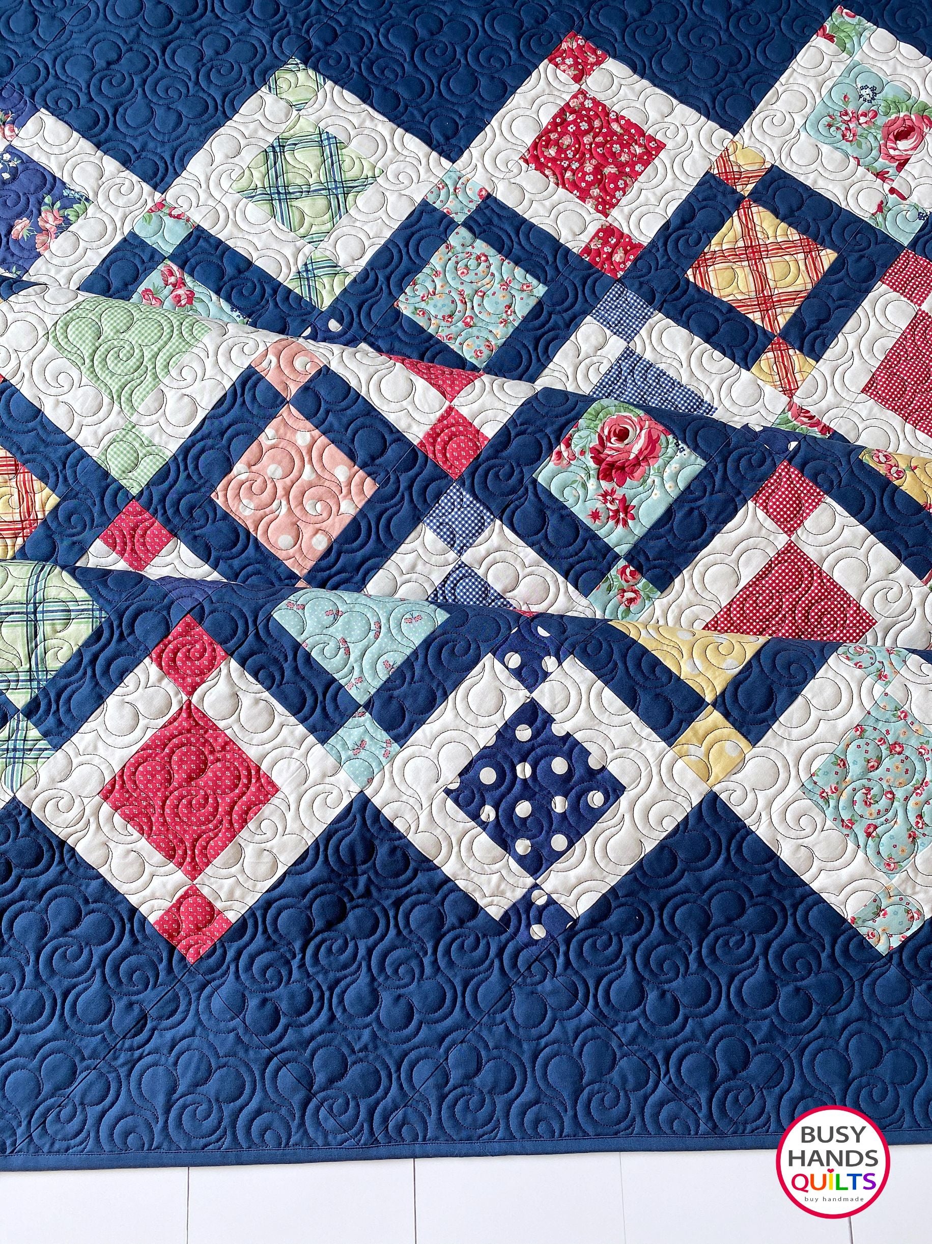 Woven Windows Quilt Pattern PRINTED Busy Hands Quilts {$price}