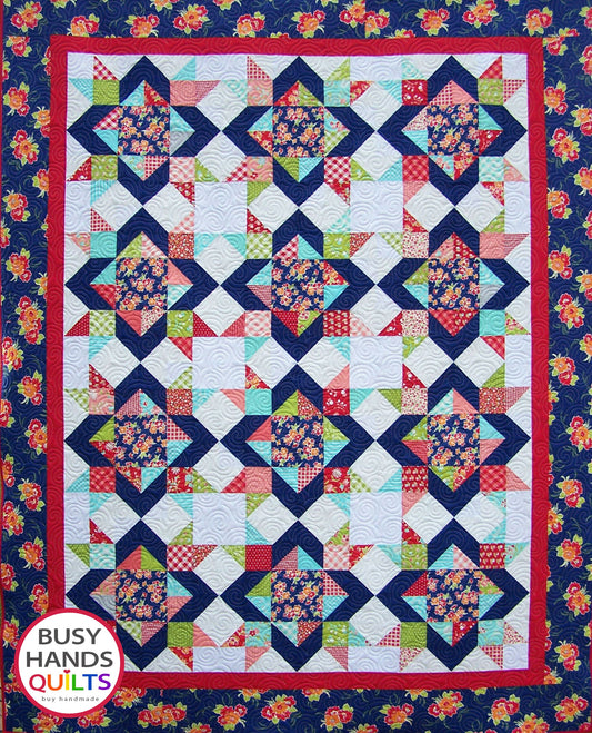 Diamond Dance Quilt Pattern PDF DOWNLOAD Busy Hands Quilts $12.99