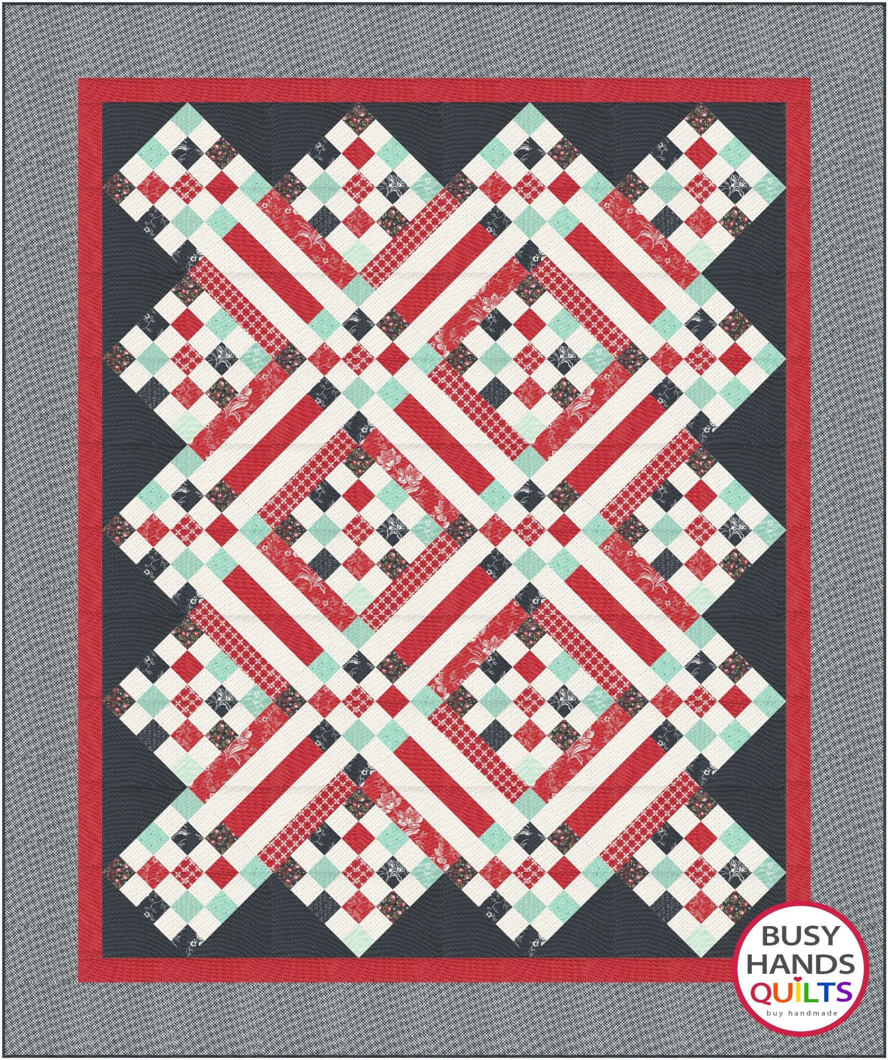 Sweet Caroline Quilt Pattern PRINTED Busy Hands Quilts {$price}