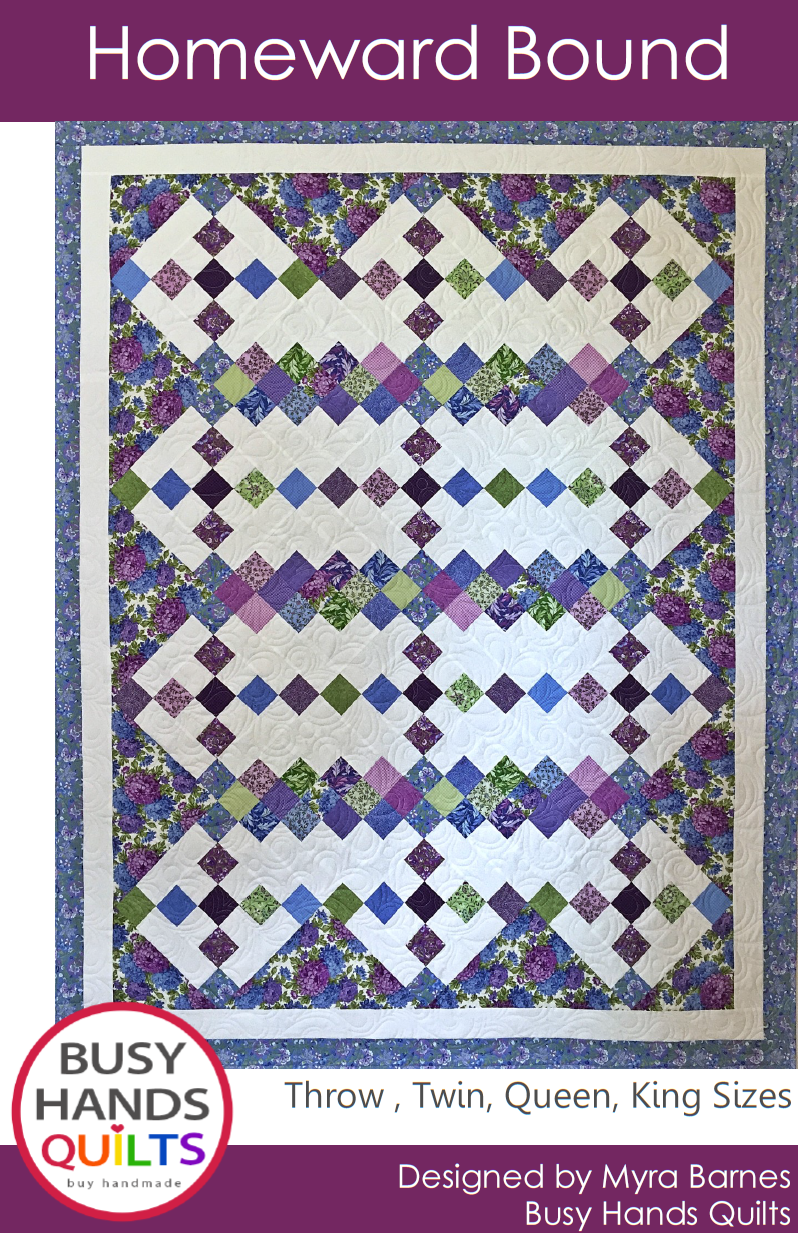 Homeward Bound Quilt Pattern PDF DOWNLOAD Busy Hands Quilts $12.99