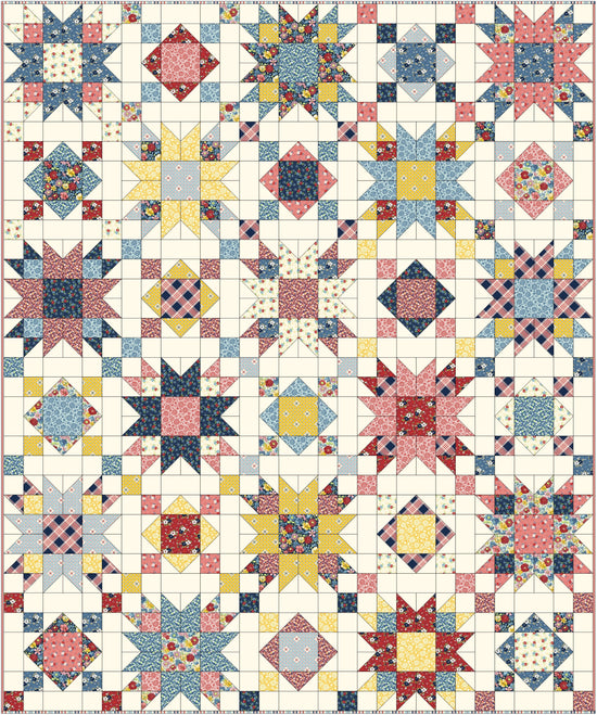 Summer on the Porch Quilt Pattern by Busy Hands Quilts